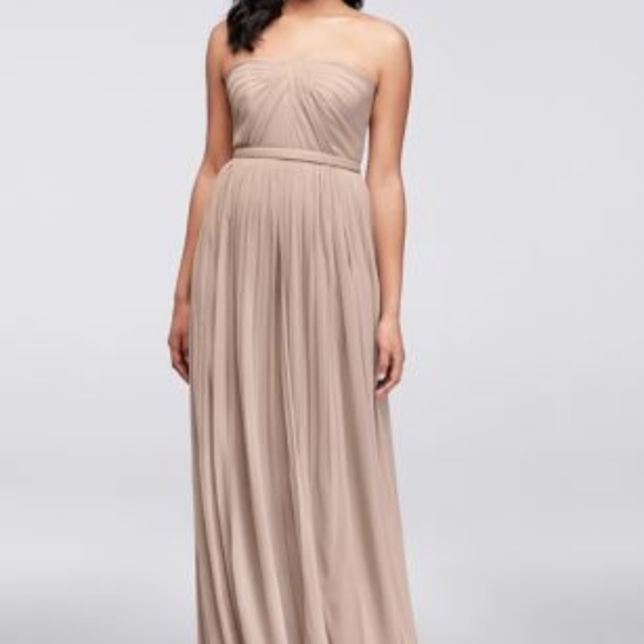 David's Bridal Versa Convertible Mesh Dress - Picture 3 of 6